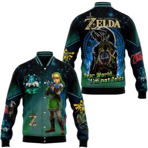 Final Fantasy Games Style Baseball Jacket For Fans