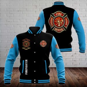 Firefighter Style Baseball Jacket For Fans