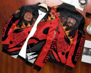 Firefighter Style Bomber Jacket For Fans