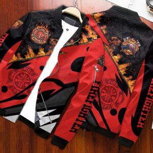 Firefighter Style Bomber Jacket For Fans