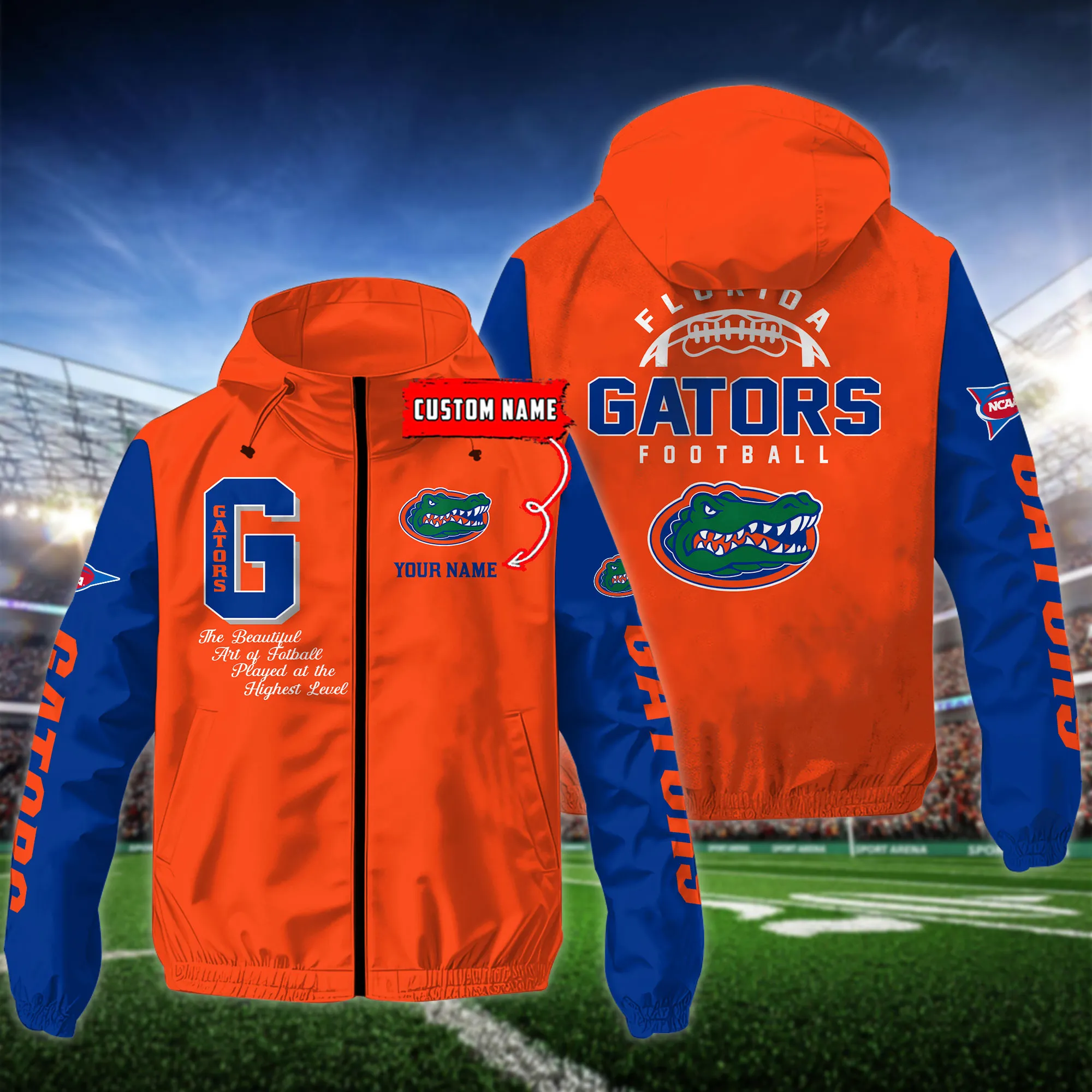 Florida Gators NCAA Personalized Style Windbreaker Jacket For Fans