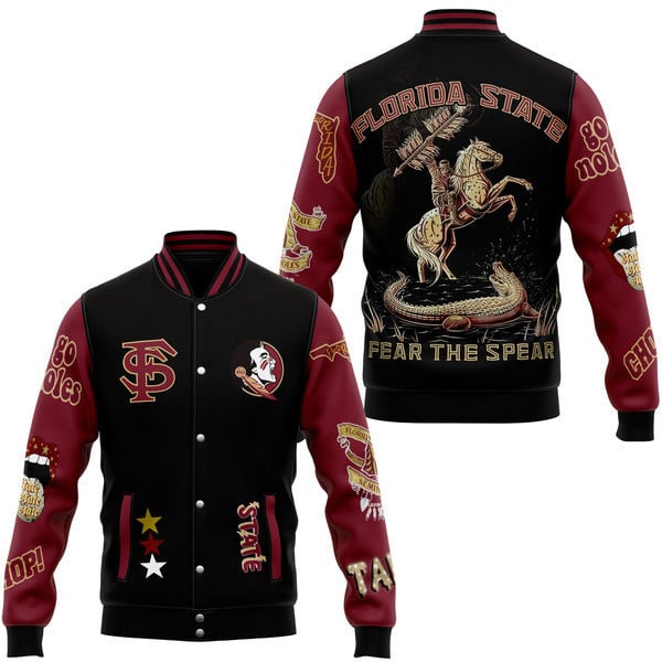 Florida State Seminoles NCAA Style Baseball Jacket For Fans
