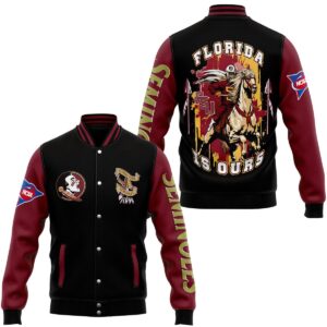 Florida State Seminoles NCAA Style Baseball Jacket For Fans