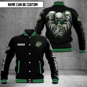Fox Racing Car Style Baseball Jacket For Fans
