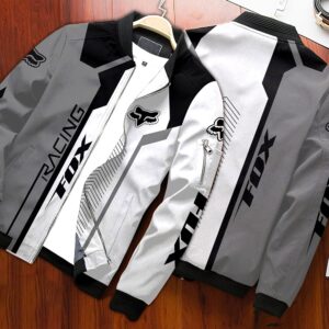 Fox Racing Car Style Bomber Jacket For Fans