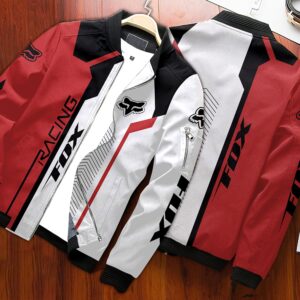 Fox Racing Car Style Bomber Jacket For Fans