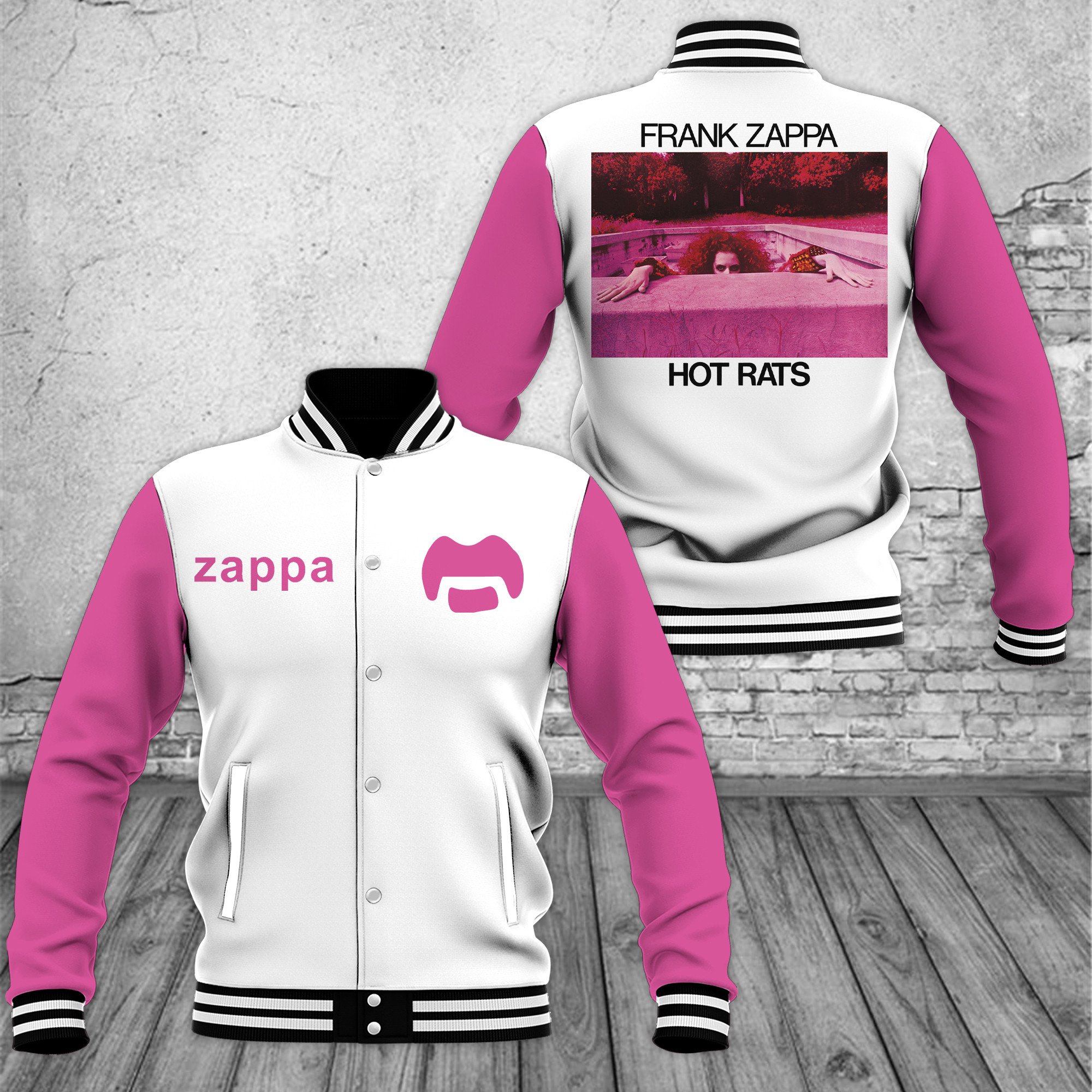 Frank Zappa Music Style Baseball Jacket For Fans