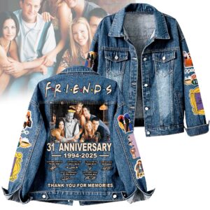 Friends TV Series Denim Jacket Gift For Fans