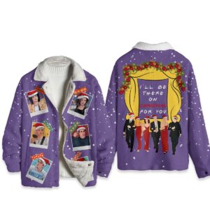 Friends TV Series Style Fleece Jacket For Fans