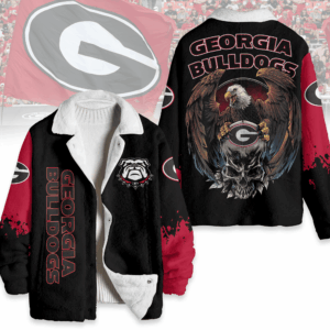 Georgia Bulldogs NCAA Style Fleece Jacket For Fans