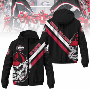 Georgia Bulldogs NCAA Style Windbreaker Jacket For Fans