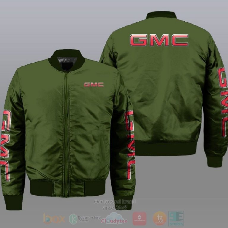 Gmc Car Style Bomber Jacket For Fans