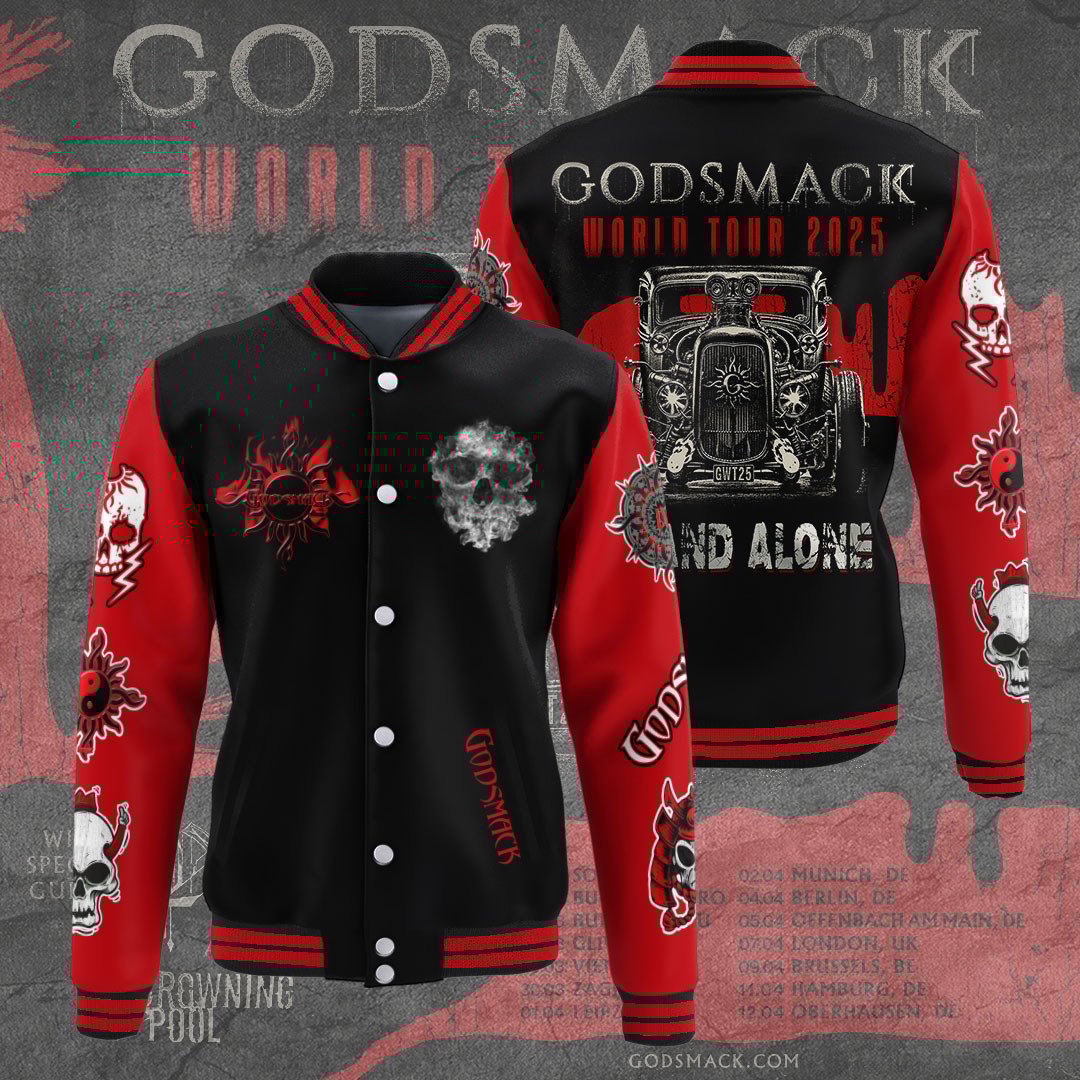 Godsmack Music Style Baseball Jacket For Fans