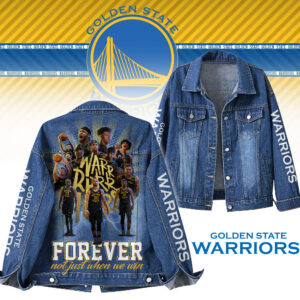 Golden State Warriors NBA Denim Jacket Gift For Fans
