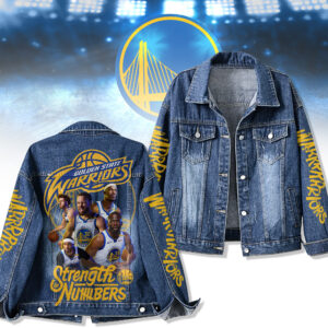Golden State Warriors NBA Denim Jacket Gift For Fans