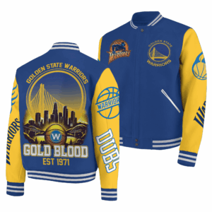 Golden State Warriors NBA Style Baseball Jacket For Fans