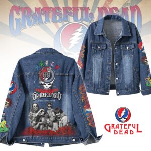 Grateful Dead Music Denim Jacket Gift For Fans
