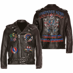 Grateful Dead Rock Band Music Style Leather Jacket For Fans