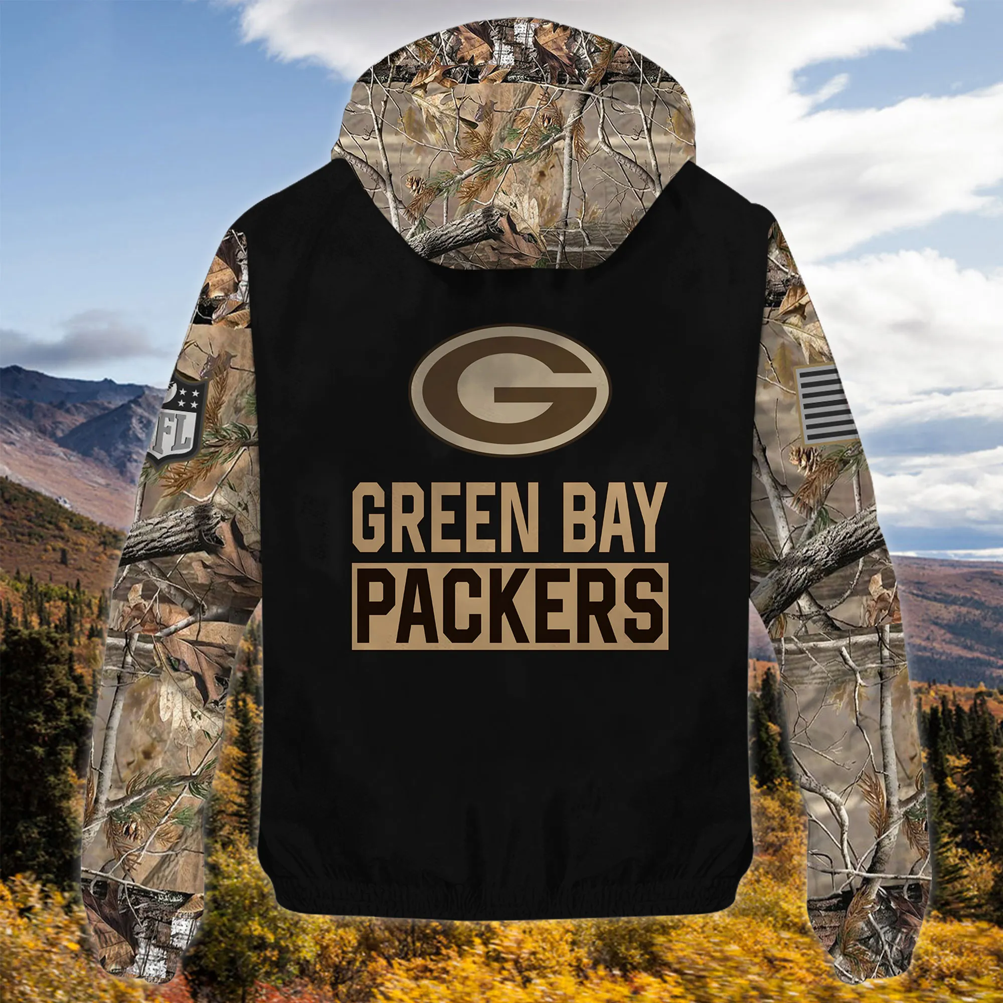 Green Bay Packers NFL Personalized Style Windbreaker Jacket For Fans