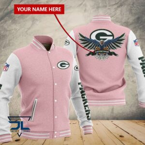 Green Bay Packers NFL Style Baseball Jacket For Fan