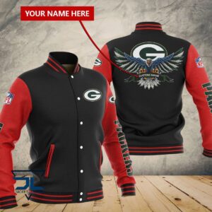 Green Bay Packers NFL Style Baseball Jacket For Fan