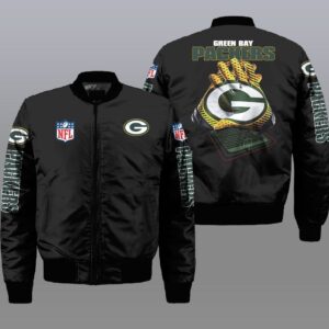 Green Bay Packers NFL Style Bomber Jacket For Fans