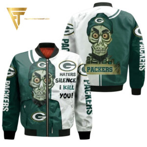 Green Bay Packers NFL Style Bomber Jacket For Fans