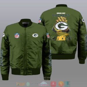 Green Bay Packers NFL Style Bomber Jacket For Fans