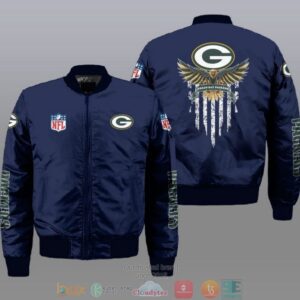 Green Bay Packers NFL Style Bomber Jacket For Fans