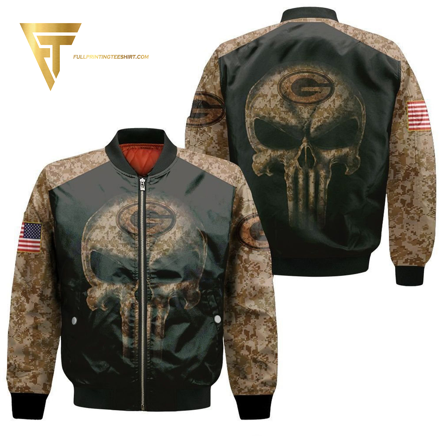 Green Bay Packers NFL Style Bomber Jacket For Fans