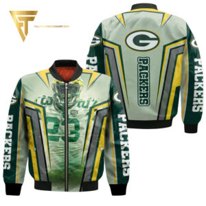 Green Bay Packers NFL Style Bomber Jacket For Fans