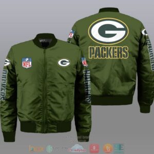 Green Bay Packers NFL Style Bomber Jacket For Fans