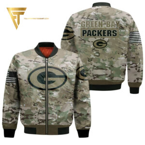 Green Bay Packers NFL Style Bomber Jacket For Fans