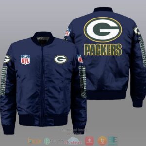 Green Bay Packers NFL Style Bomber Jacket For Fans