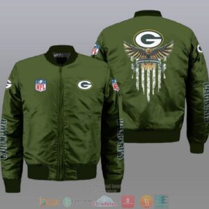 Green Bay Packers NFL Style Bomber Jacket For Fans