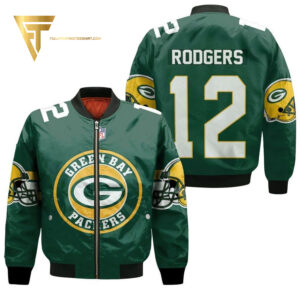 Green Bay Packers NFL Style Bomber Jacket For Fans