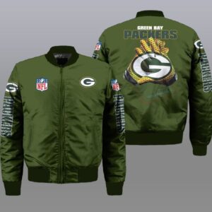 Green Bay Packers NFL Style Bomber Jacket For Fans