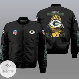 Green Bay Packers NFL Style Bomber Jacket For Fans