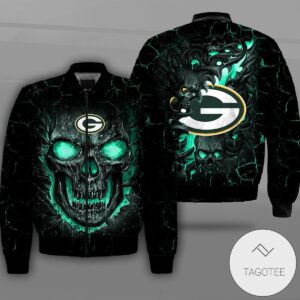 Green Bay Packers NFL Style Bomber Jacket For Fans