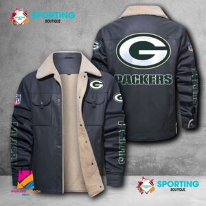 Green Bay Packers NFL Style Leather Jacket For Fans