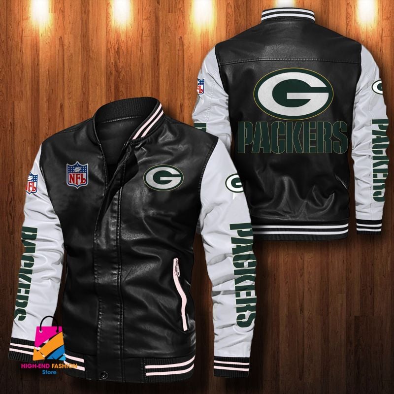 Green Bay Packers NFL Style Leather Jacket For Fan