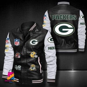Green Bay Packers NFL Style Leather Jacket For Fan