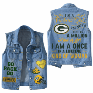 Green Bay Packers NFL Style Sleeveless Jacket For Fans