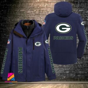 Green Bay Packers NFL Style Windbreaker Jacket For Fans