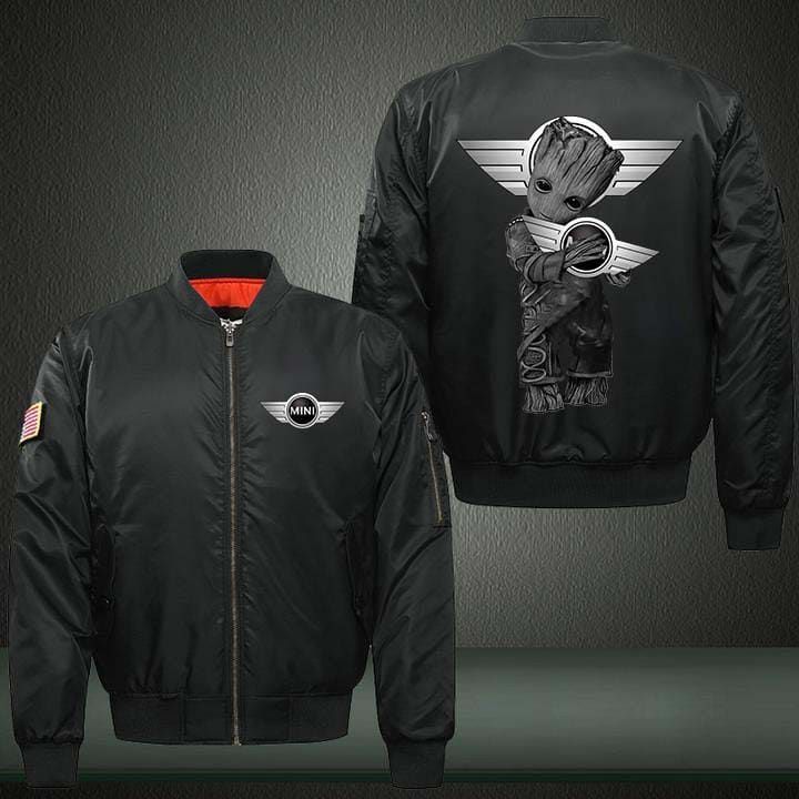 Groot Hug Mini Car Style Bomber Jacket For Fans