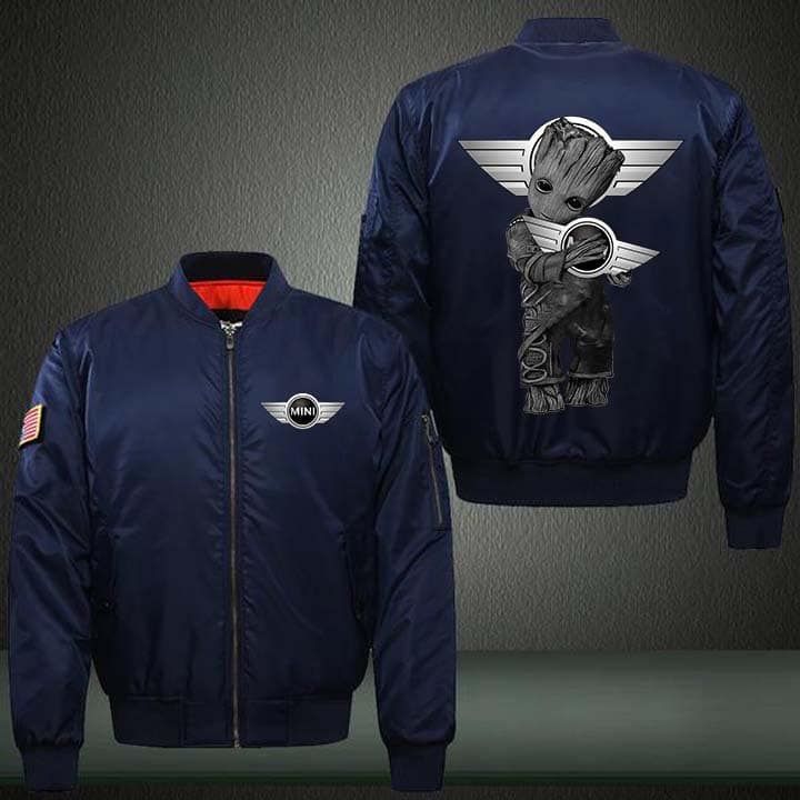 Groot Hug Mini Car Style Bomber Jacket For Fans