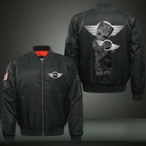 Groot Hug Mini Car Style Bomber Jacket For Fans