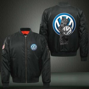 Groot Volkswagen Car Style Bomber Jacket For Fans