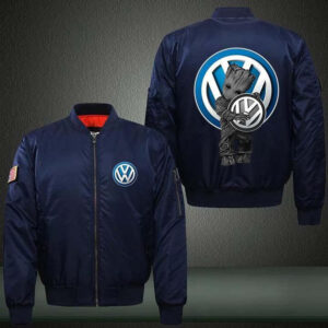 Groot Volkswagen Car Style Bomber Jacket For Fans