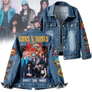 Guns N' Roses Music Denim Jacket Gift For Fans